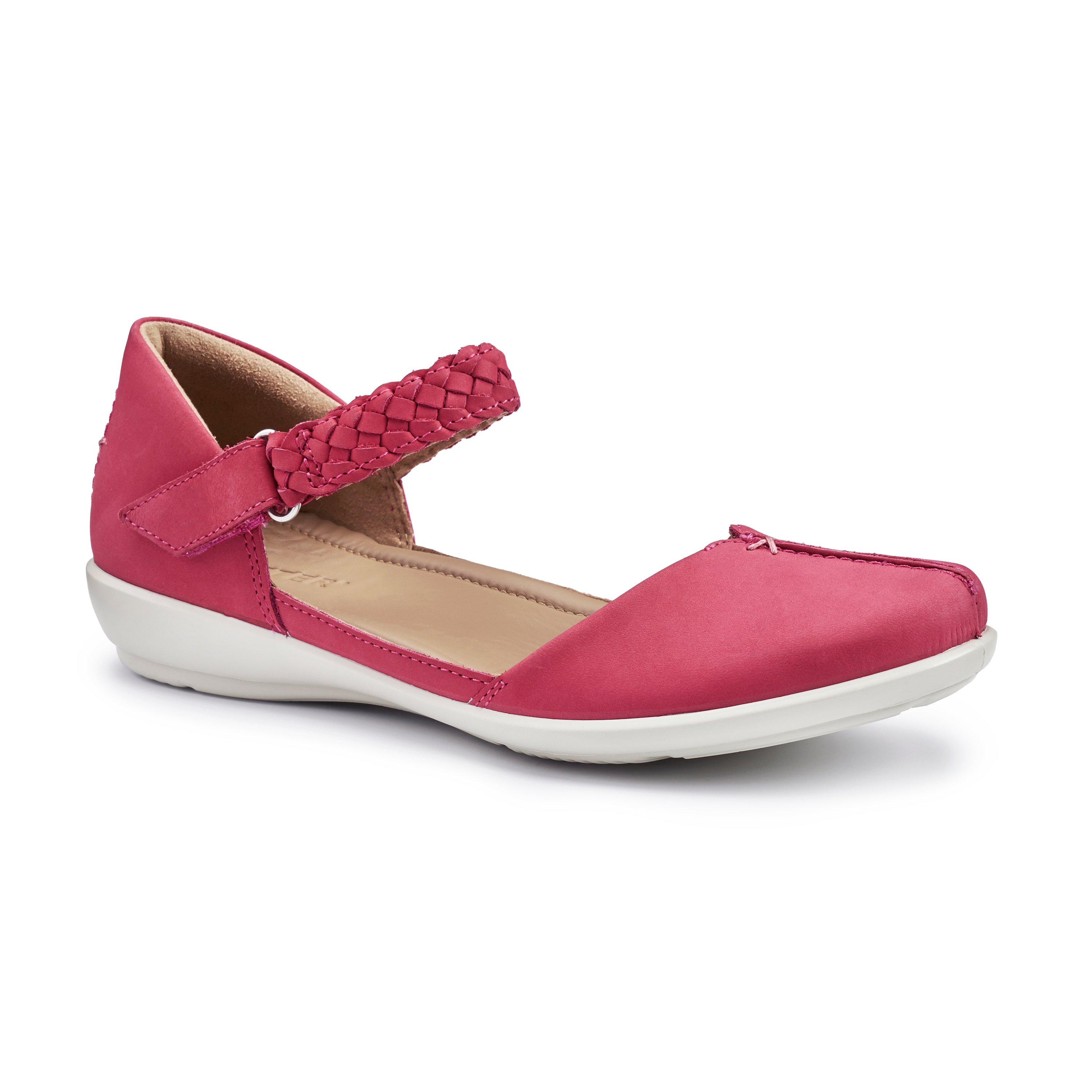 Bright Pink Women s Casual Summer Flat Touch Close Fastening Lake Shoes Hotter UK